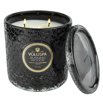 Voluspa Duftkerze Burning Woods | Luxe Candle 850 Gr.