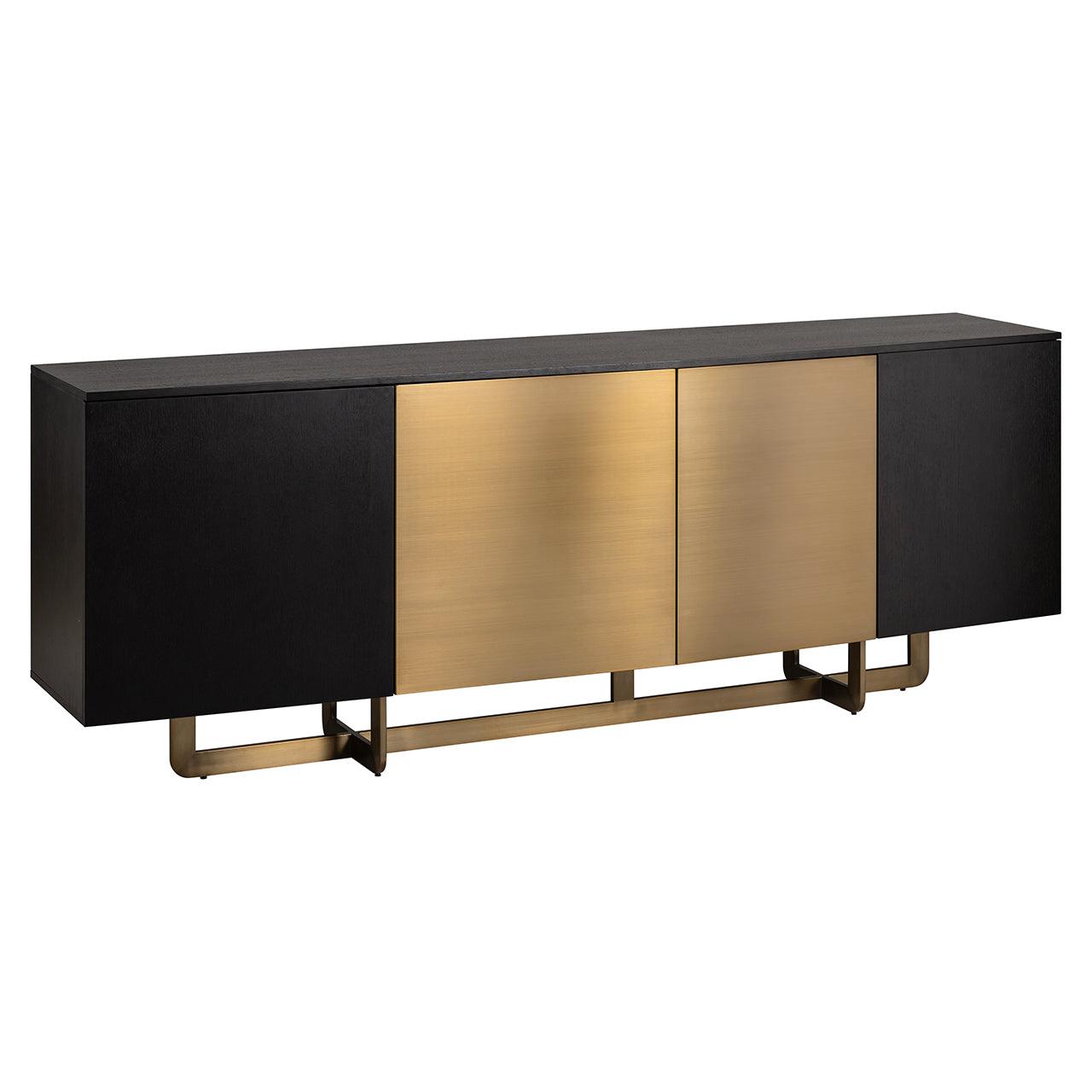 Alexander Jones Sideboard Dax 4-türig | brushed gold