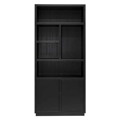 Richmond Interiors 2-türiger Bücherschrank Oakura | schwarz