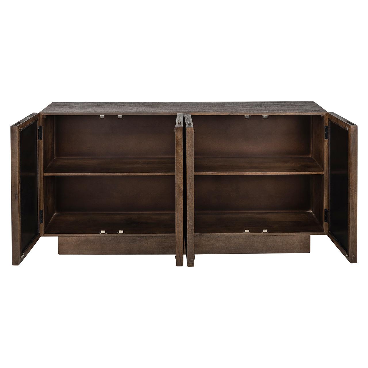 Richmond Interiors Sideboard Bryant aus Mangoholz | 4-türig