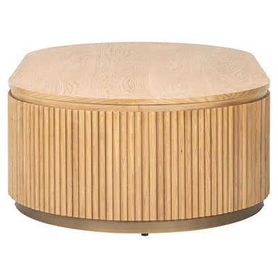 Richmond InteriorsOval Coffee Table Belfort | Natural oak