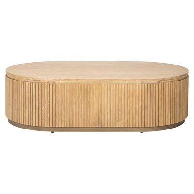 Richmond InteriorsOval Coffee Table Belfort | Natural oak