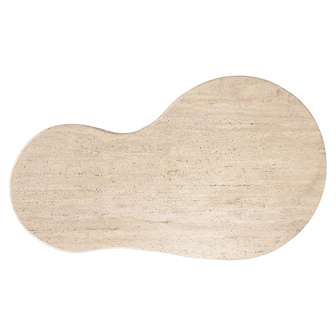 Richmond Interiors Oval Travertine Coffee Table Douglas | 120x70 cm