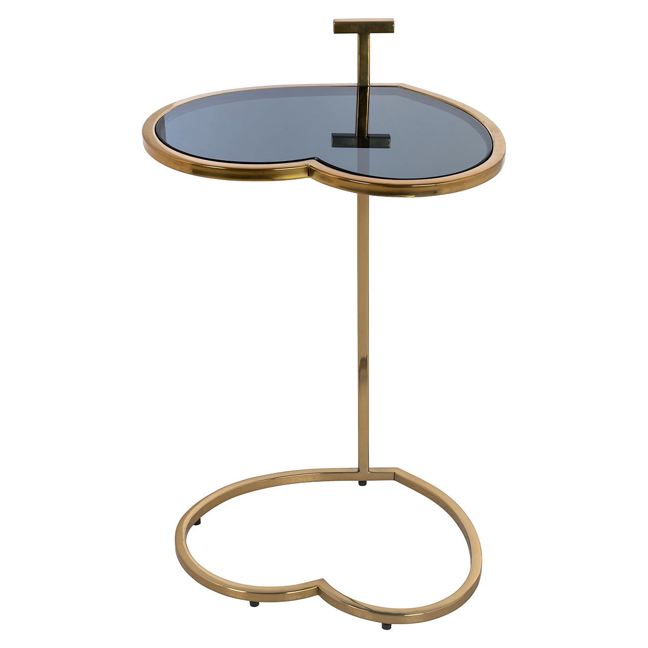 Richmond Interiors Side Table Love Heart | gold