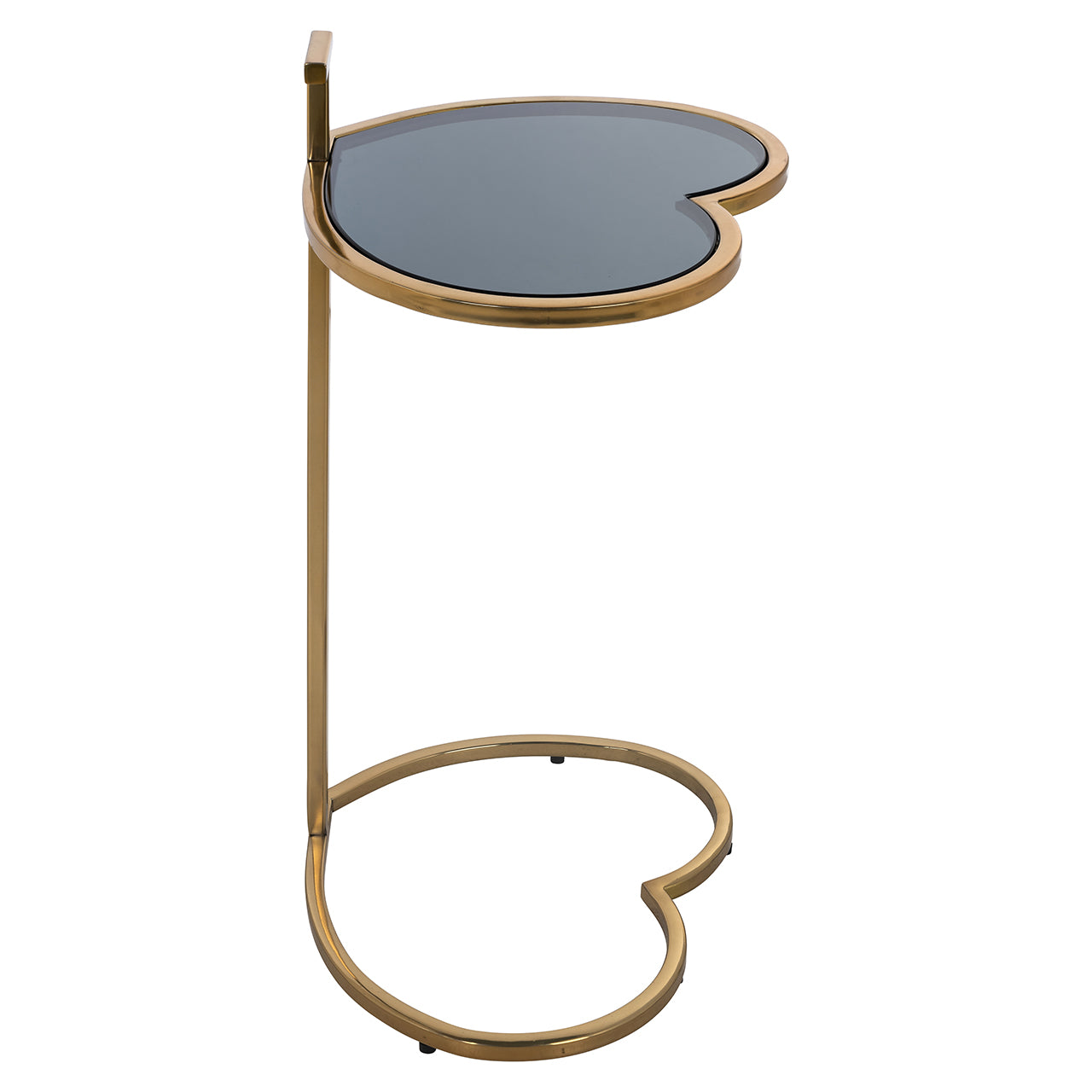 Richmond Interiors Side Table Love Heart | gold