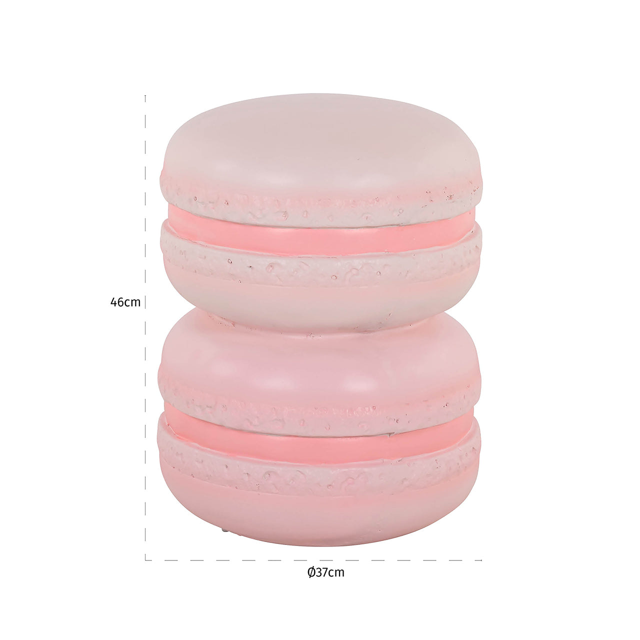 Richmond Interiors Beistelltisch Macaron | Rosa