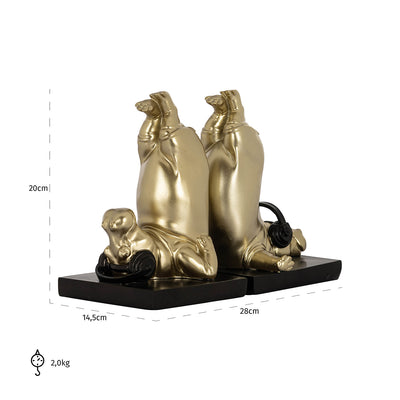 Richmond InteriorsSet of 2 bookends Hippo