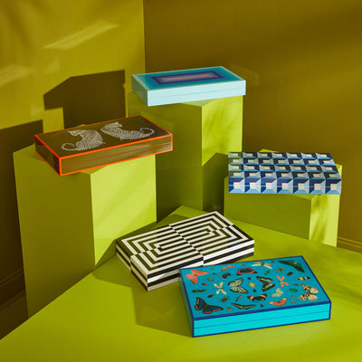 Jonathan Adler Backgammon Spiel Eden | weiß