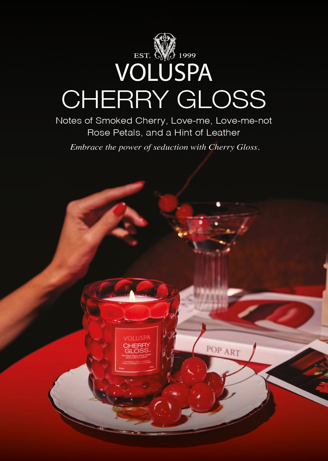 Voluspa Duftkerze Cherry Gloss Limited Edition | Classic Candle