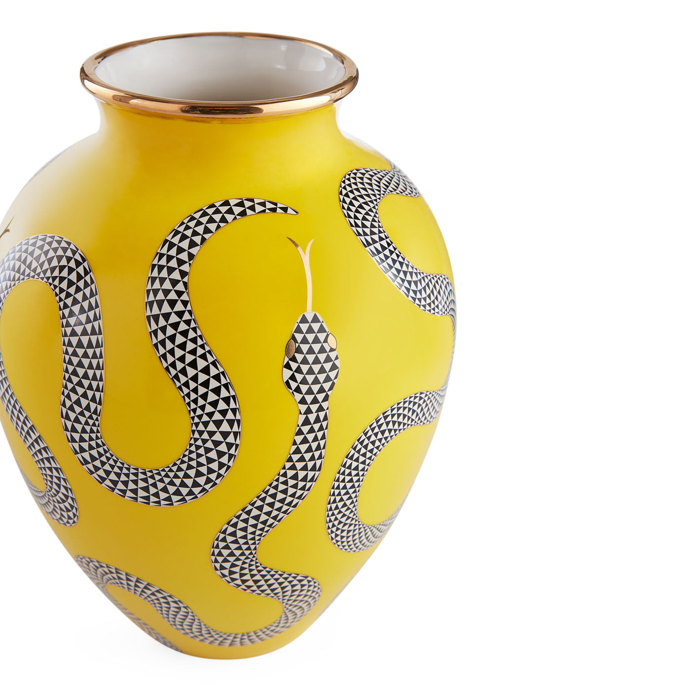 Jonathan Adler Urn Vase Eden | gelb