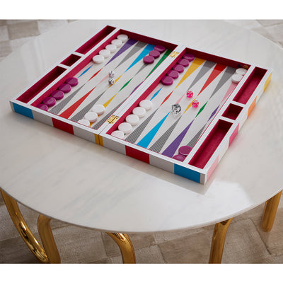 Jonathan Adler Backgammon Spiel Checkerboard