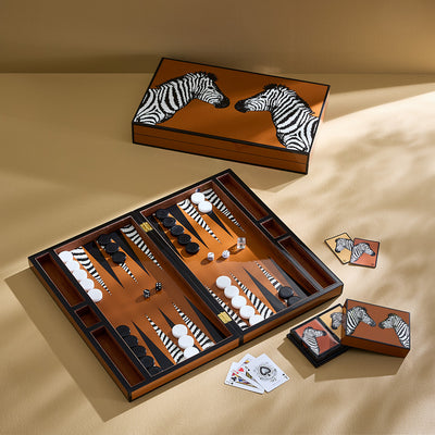 Jonathan Adler Zebra Backgammon Set | Braun