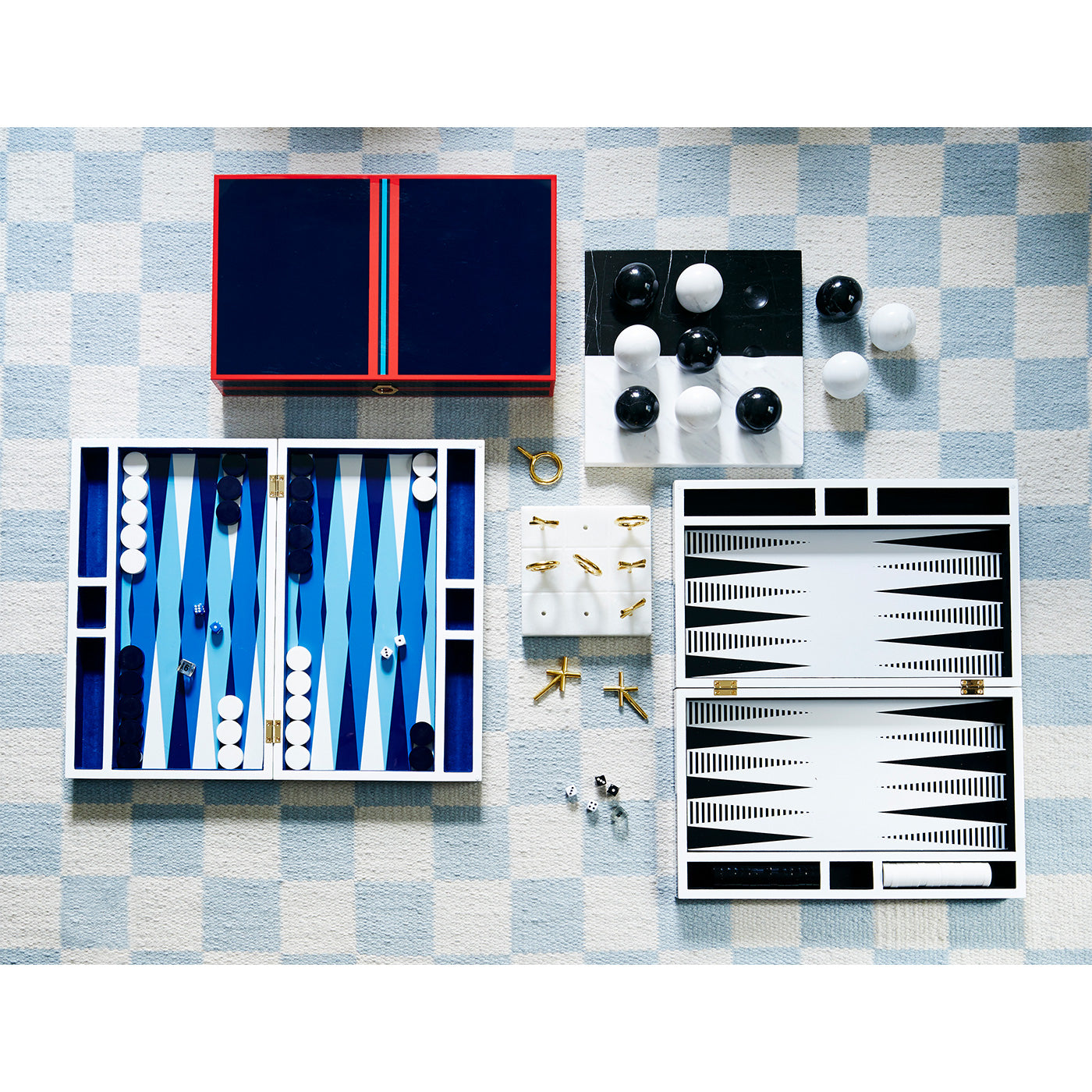 Jonathan Adler Backgammon Spiel Op Art