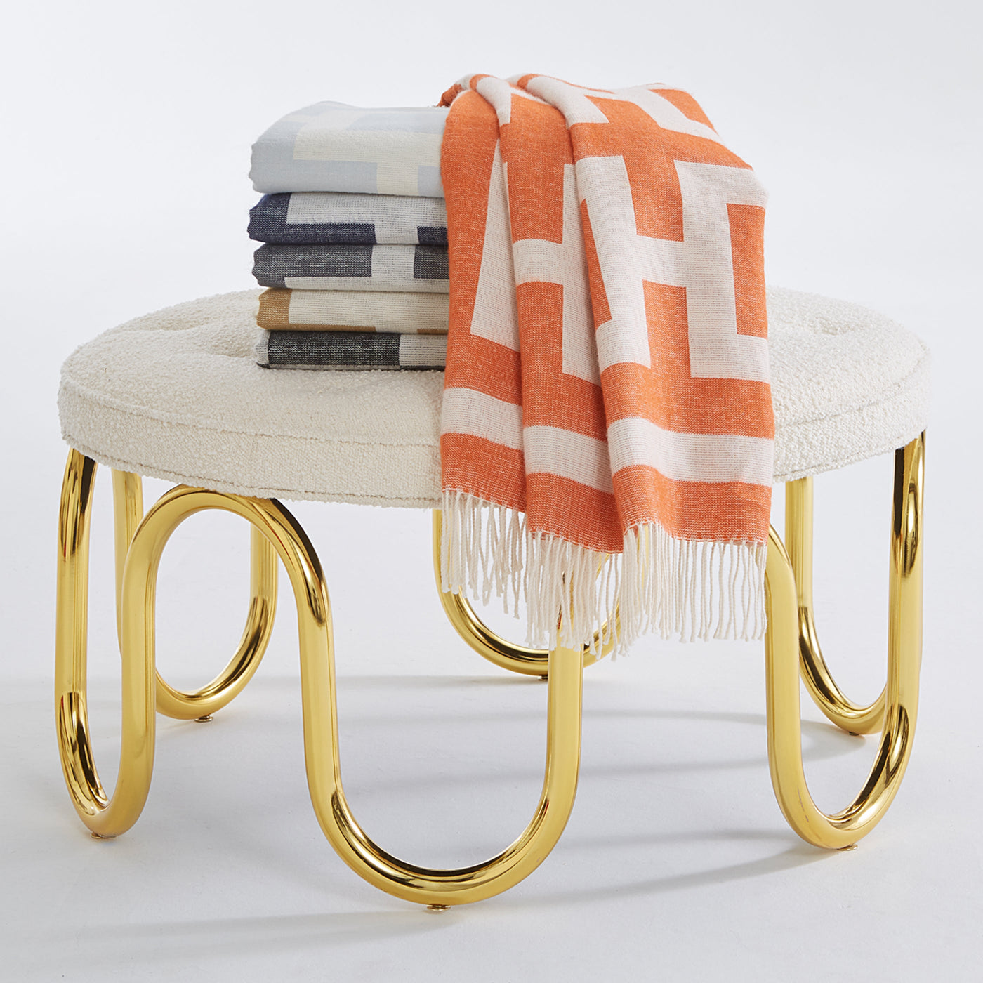 Jonathan Adler Alpaca-Wolldecke Nixon | 127x178 cm