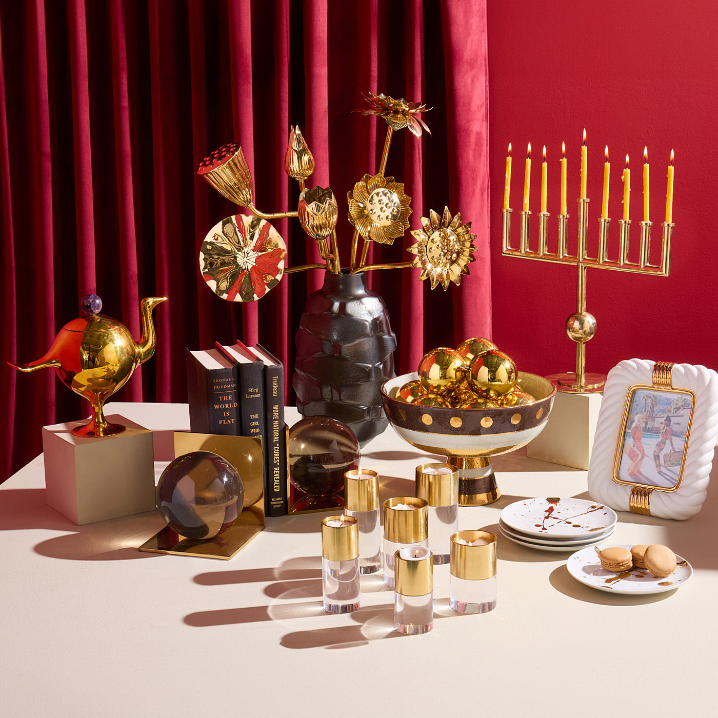 Jonathan Adler 6er Set Kerzenständer & Teelichthalter Jacques | Clear