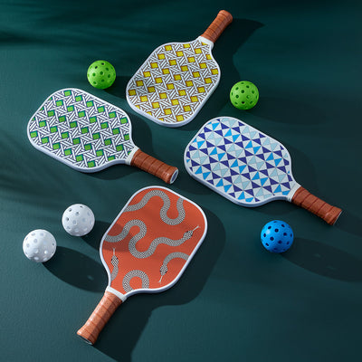 Jonathan Adler Eden Pickleball Set | Orange