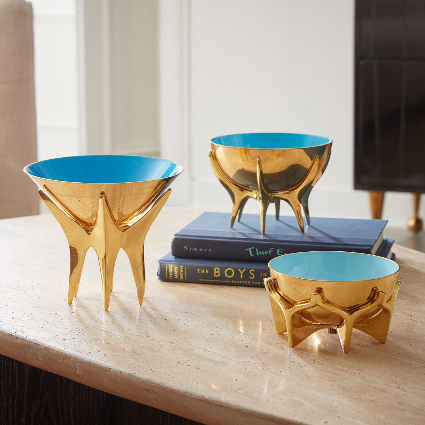 Jonathan Adler Dekoschale Oscar | Blau