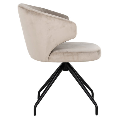 Richmond InteriorsVelvet Dining Chair Milly | Khaki