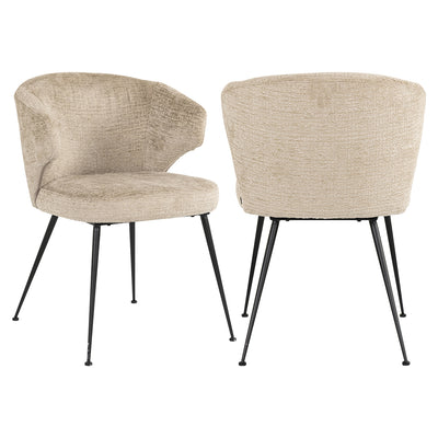 Richmond InteriorsChenille Dining Chair Xandra | Desert