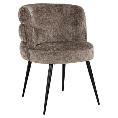 Richmond InteriorsChenille Dining Chair Stella | Stone