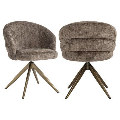 Richmond InteriorsZendaya Swivel Chair | Niagara 104 Stone