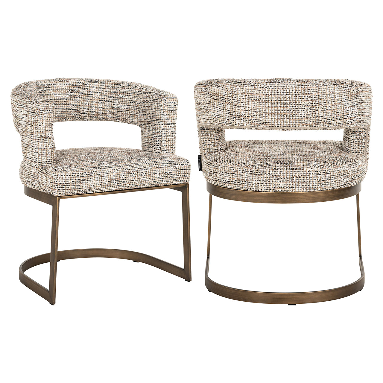 Richmond InteriorsChenille Swivel Chair Cheyenne | Desert