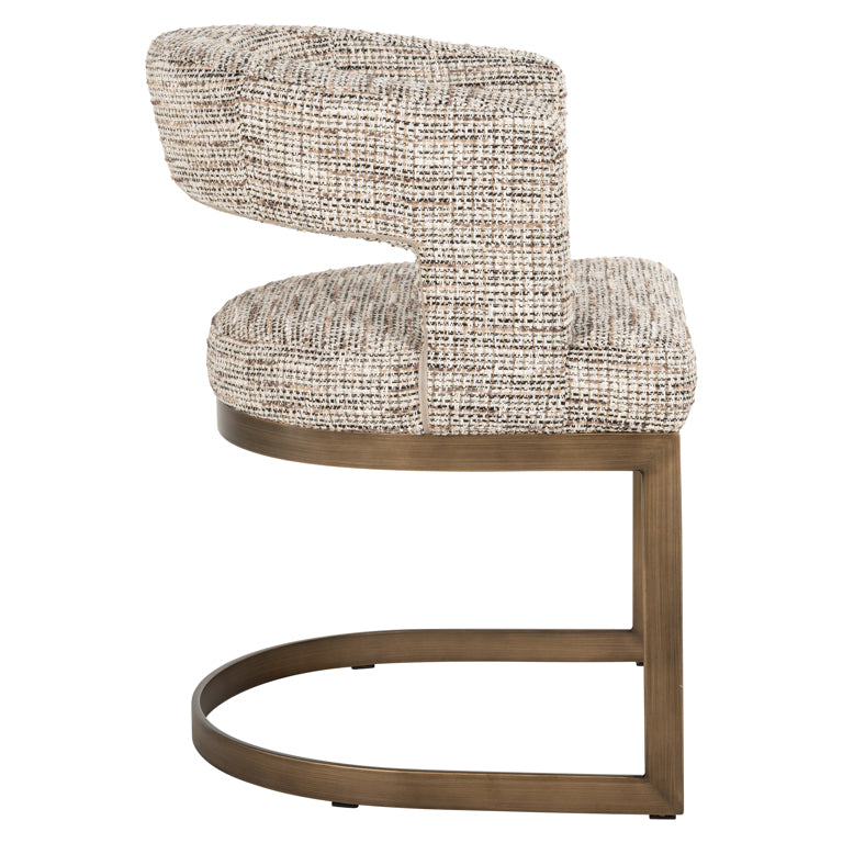 Richmond InteriorsChenille Swivel Chair Cheyenne | Desert