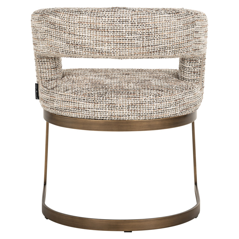 Richmond InteriorsChenille Swivel Chair Cheyenne | Desert