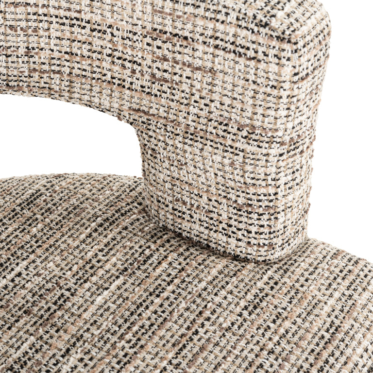 Richmond InteriorsChenille Swivel Chair Cheyenne | Desert