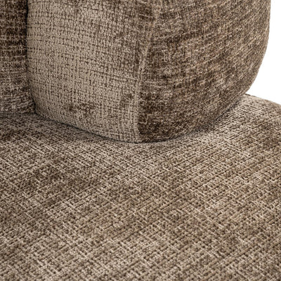 Richmond Interiors Chenille-Loungesessel Penelope | stone