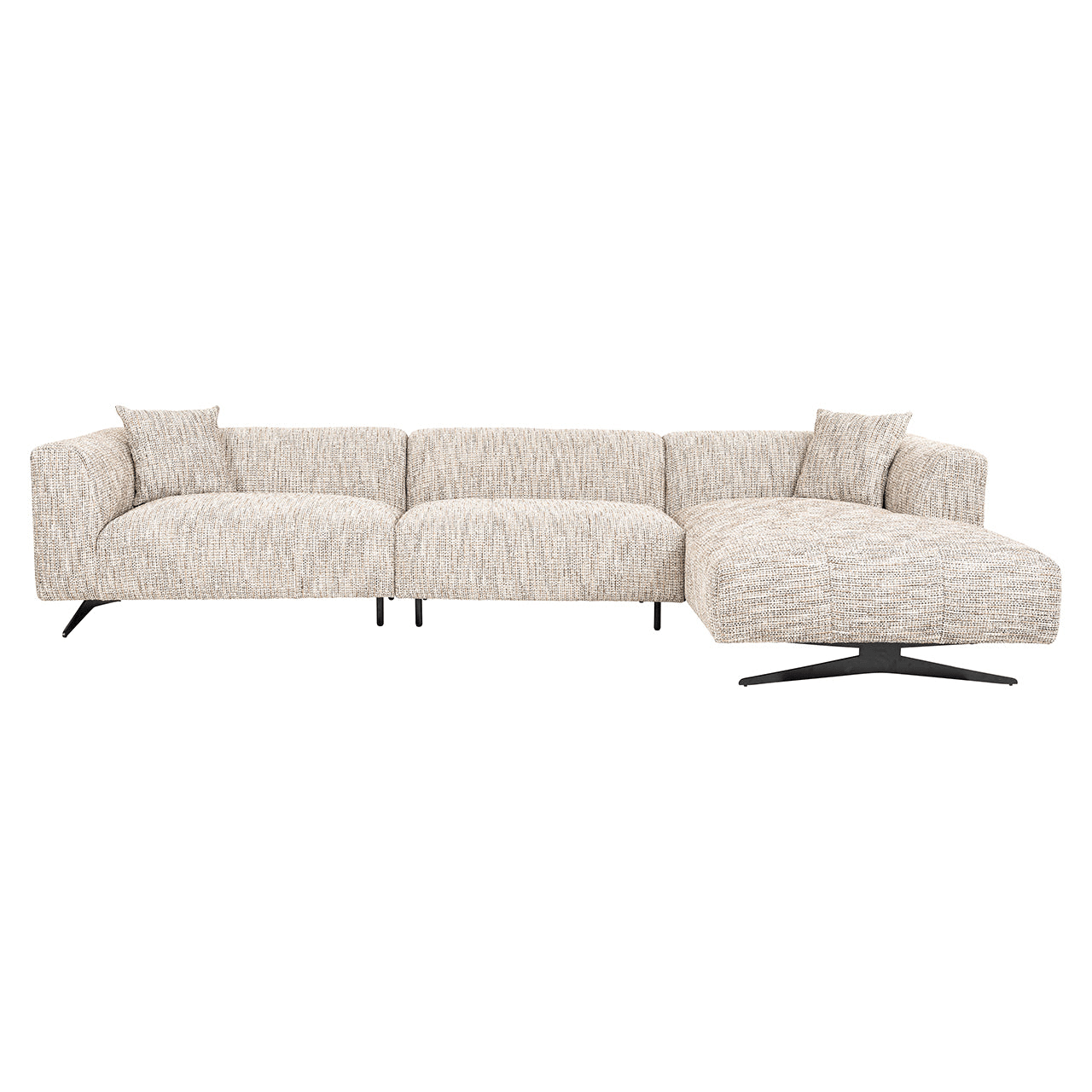 Richmond Interiors 3-Sitzer Sofa Hoxton mit Lounge rechts | nature