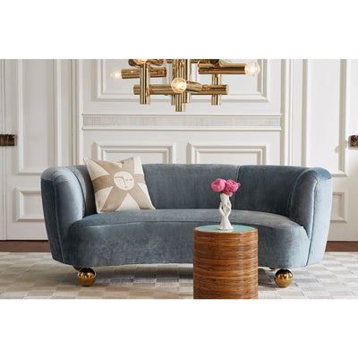 Jonathan Adler Rundes Samt-Sofa Parker