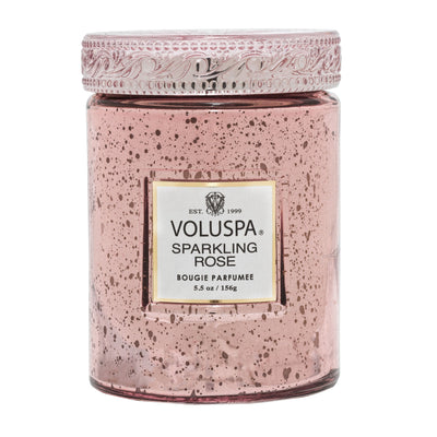 Voluspa Duftkerze Sparkling Rose Vermeil Collection | Small Jar