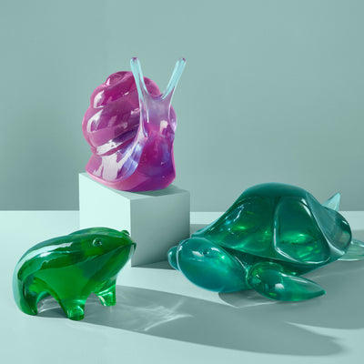 giant acrylic animal sculpture collection - styled view