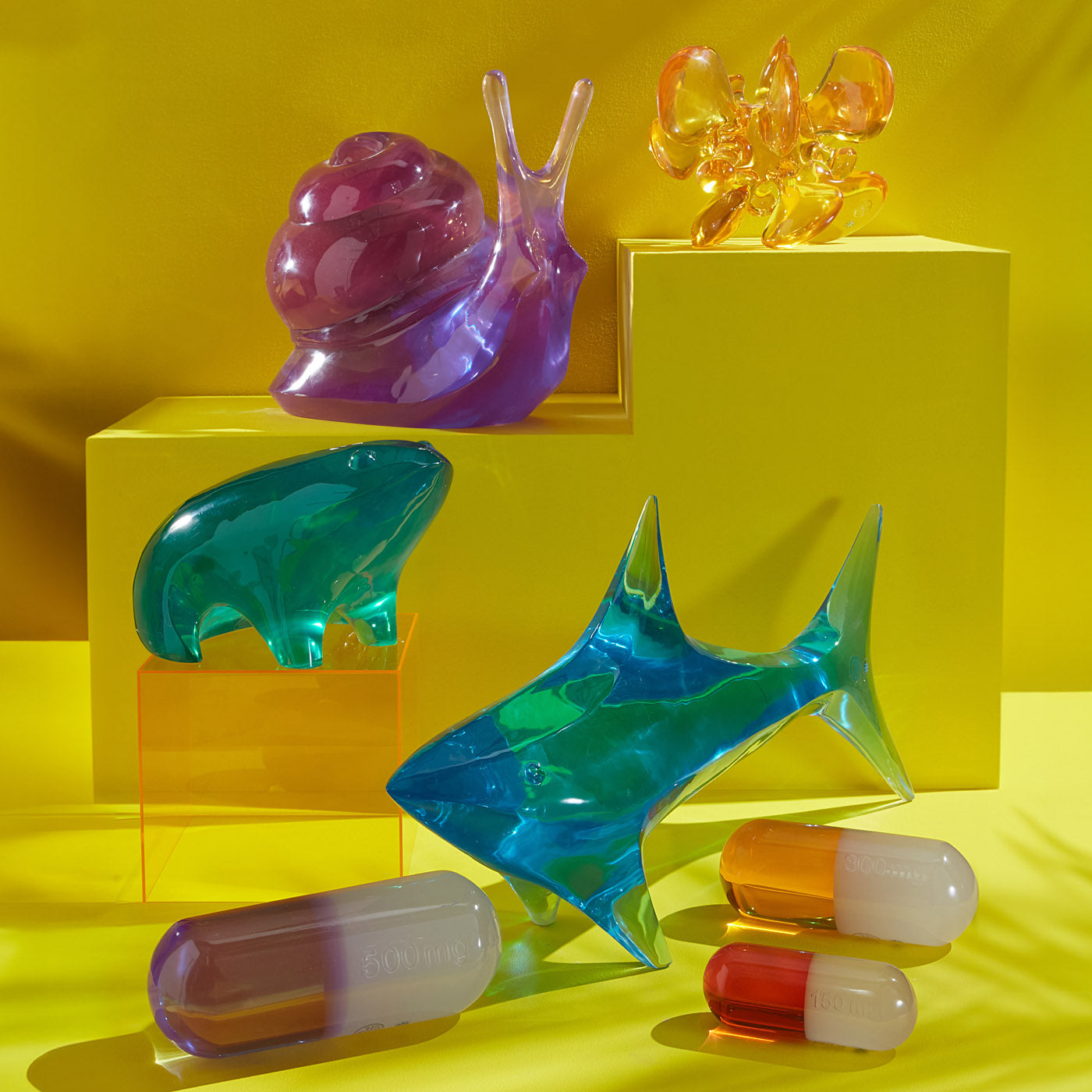 jonathan adler acrylic sculptures - collection view