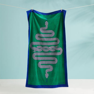 Jonathan Adler Strandtuch Snake Eden | 102x178 cm