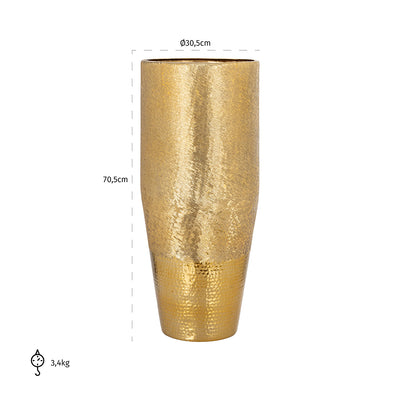 Richmond Interiors Bodenvase Nalim | gold