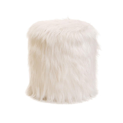 Abhika Fake Fur Hocker Furrit