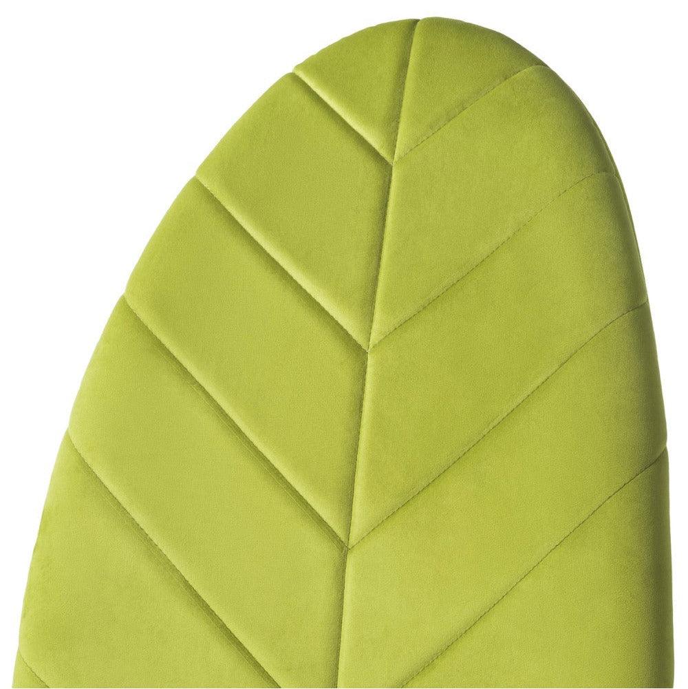 Abhika Samt Esszimmerstuhl Garda Leaf