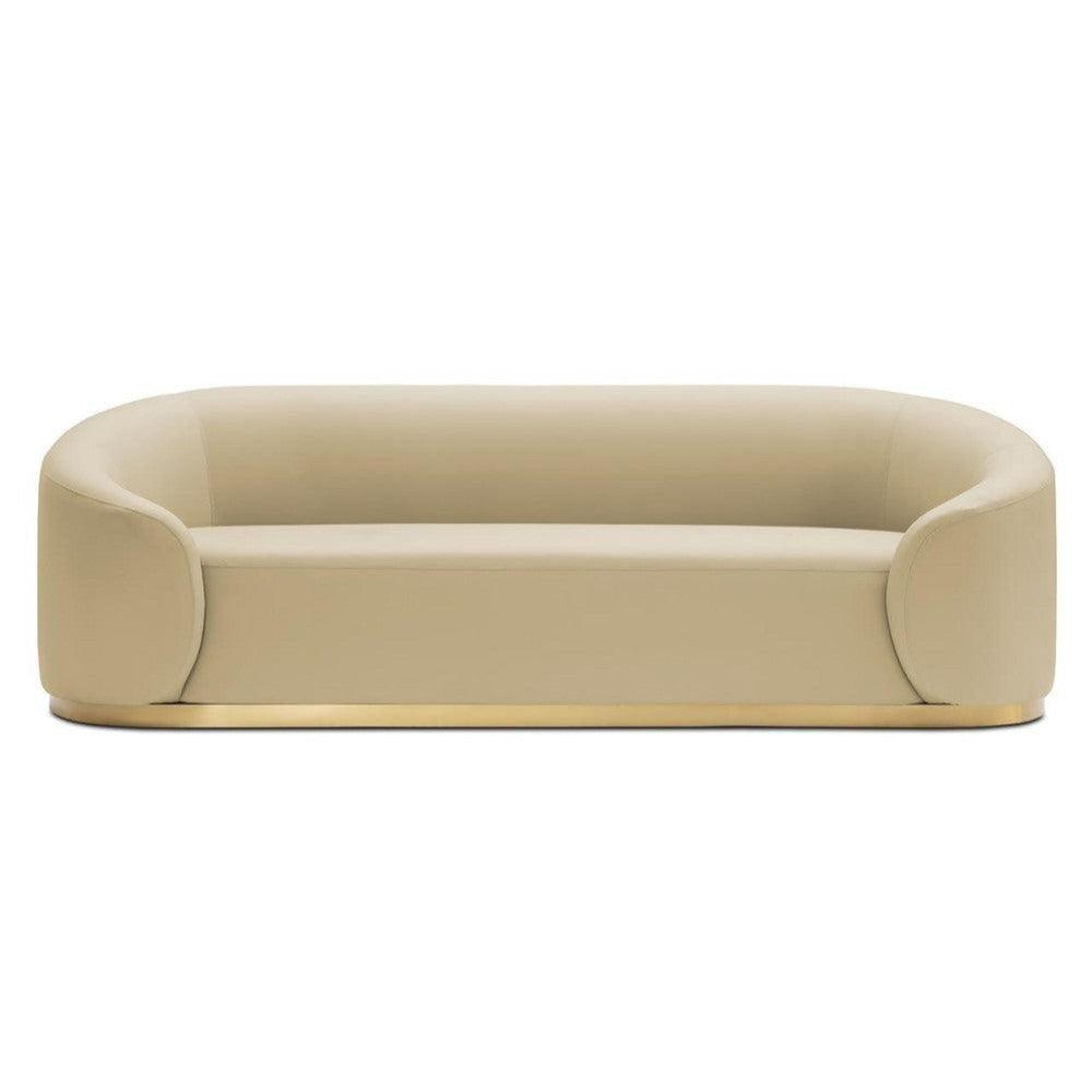 Abhika Samtsofa Liz Beige | 240 cm