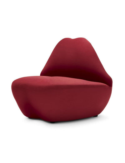 Abhika Sessel Lips Kussmund | Dunkelrot