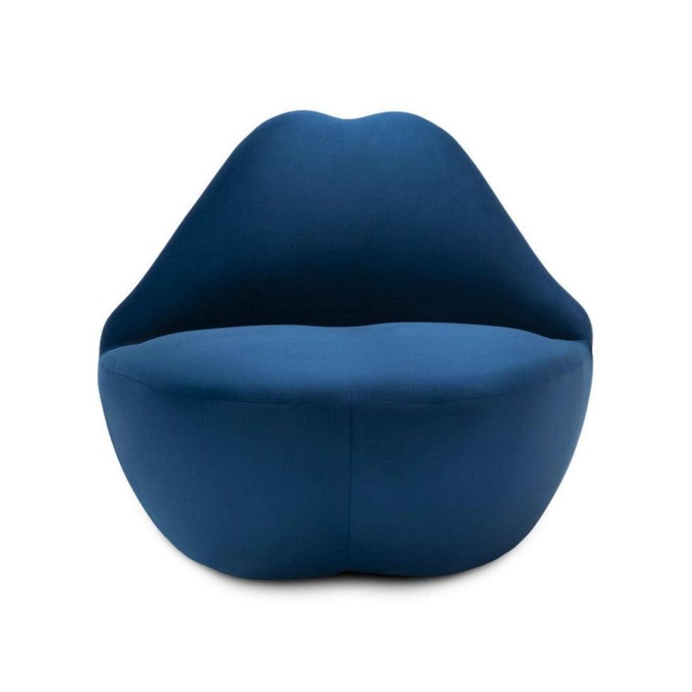 Abhika Sessel Lips | Dunkelblau