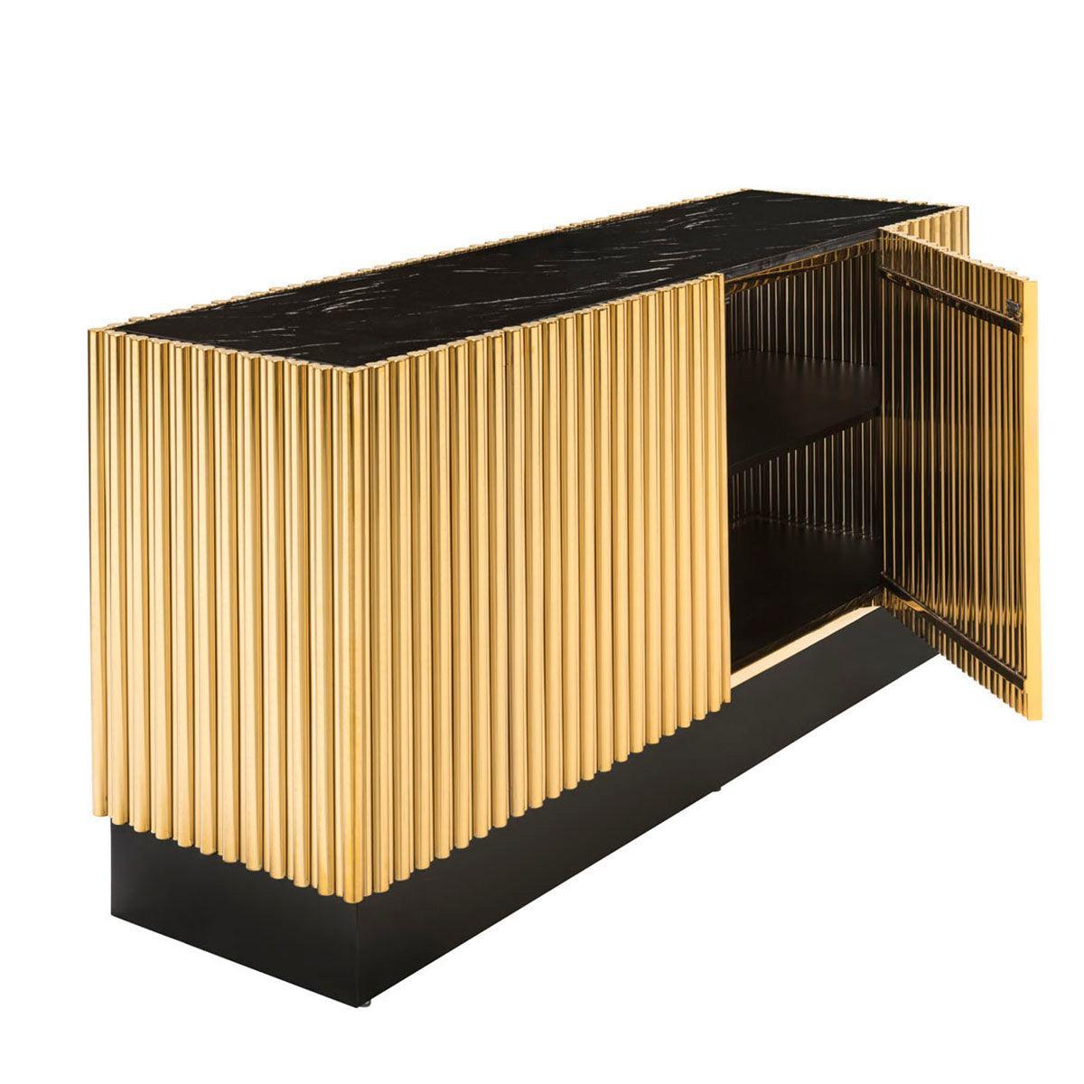 Abhika Sideboard Scotch | Gold