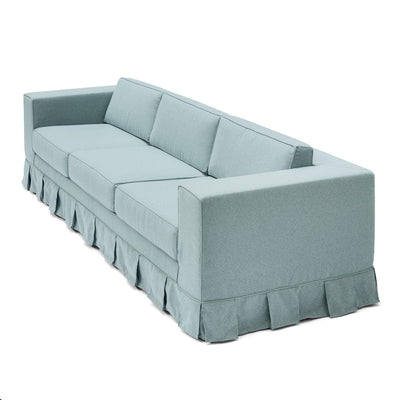 Abhika Abhika Sofa Gothit Balza aus weicher Wolle Azurblau | 265 cm Codeso Living