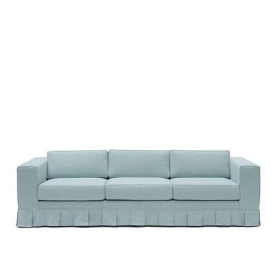 Abhika Abhika Sofa Gothit Balza aus weicher Wolle Azurblau | 265 cm Codeso Living