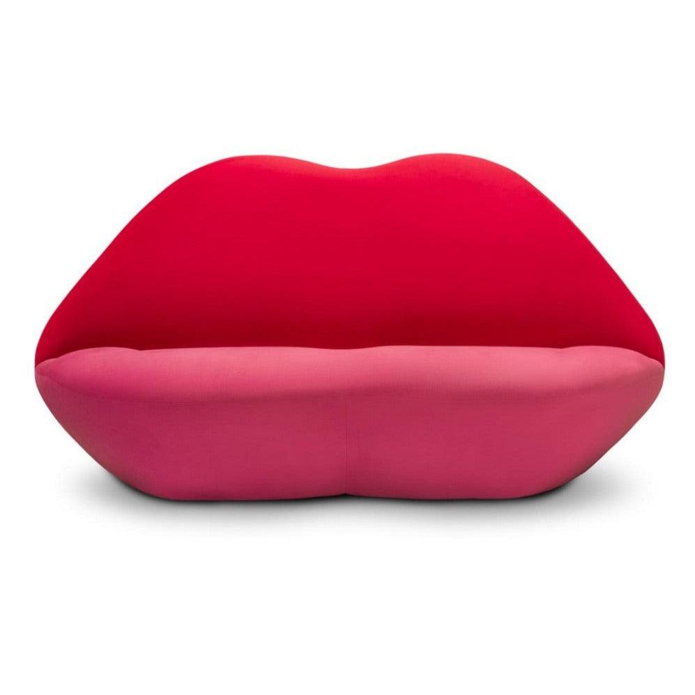 Abhika Abhika Sofa Kissy in Lippenform | Kirschrot Codeso Living