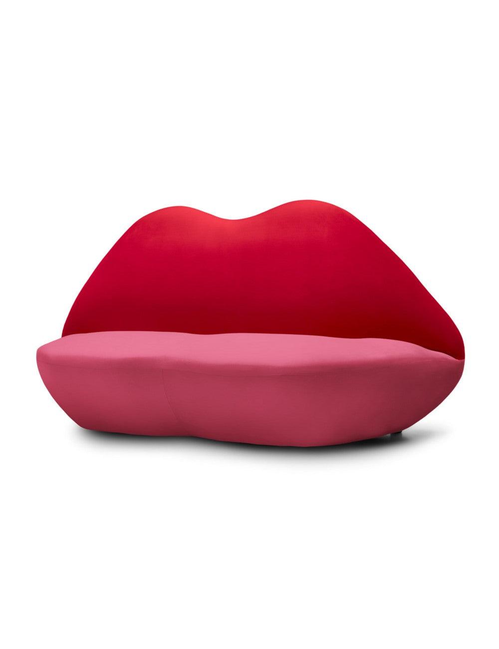 Abhika Abhika Sofa Kissy in Lippenform | Kirschrot Codeso Living