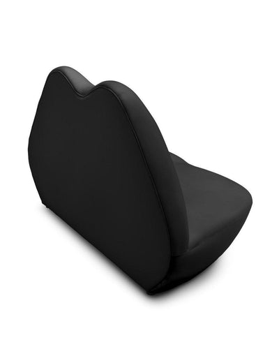 Abhika Sofa Kissy in Lippenform | Schwarz