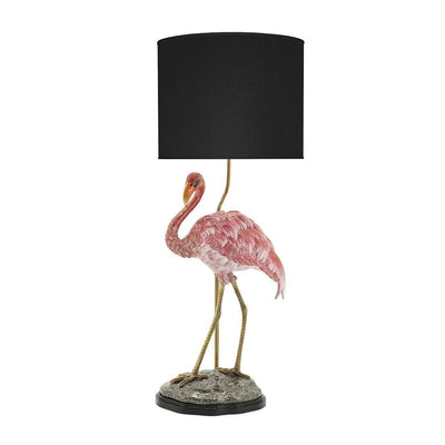 Abhika Tischlampe Flamingo Anthrazit | H 96 cm