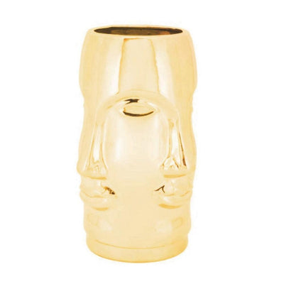 Abhika Vase Ming Face Gold | H 32 cm